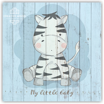 Картины KIDS - 6 Зебра, KIDS, Creative Wood Картины KIDS - 6 Зебра, KIDS, Creative Wood